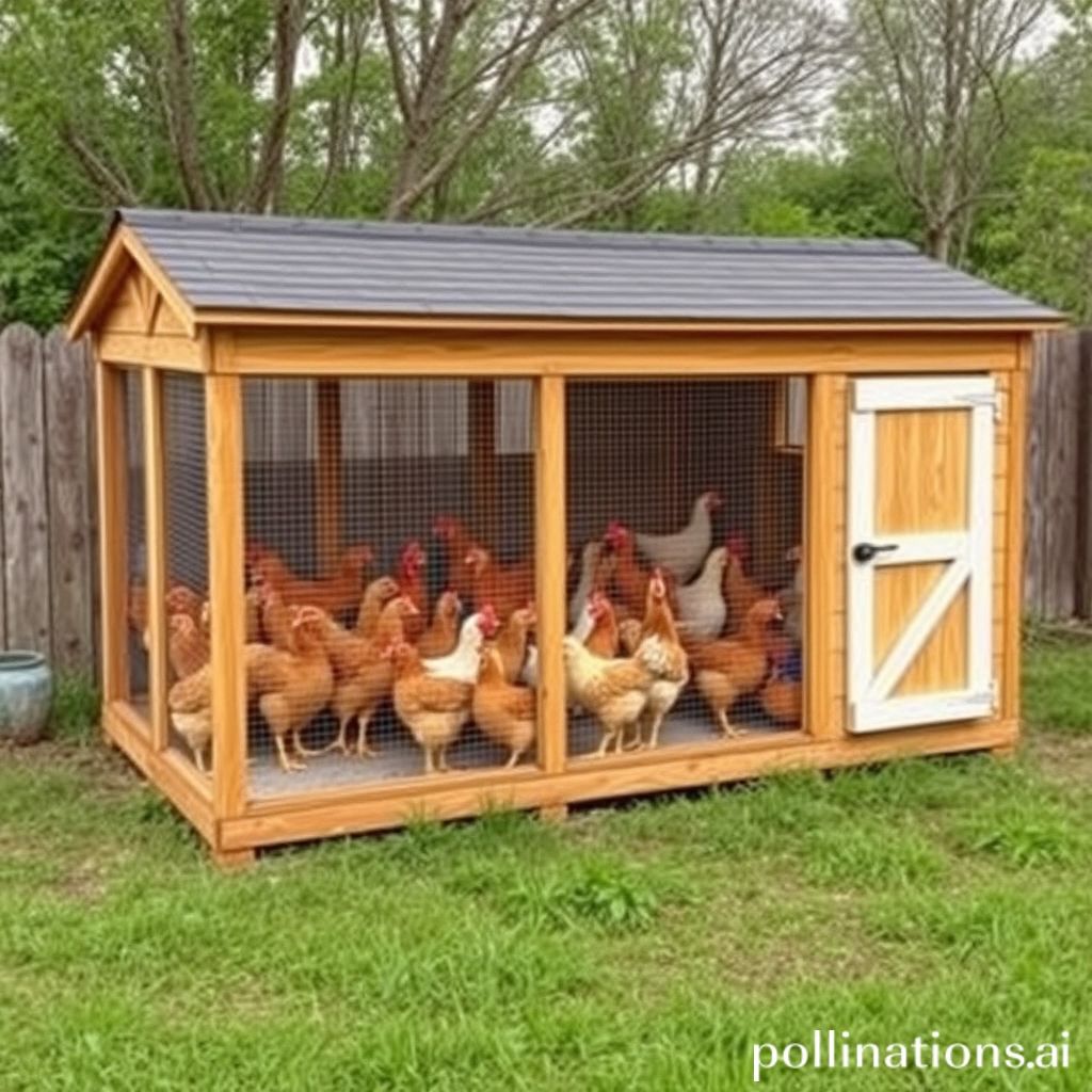 How Many Chickens Can Fit In A 4X8 Coop?